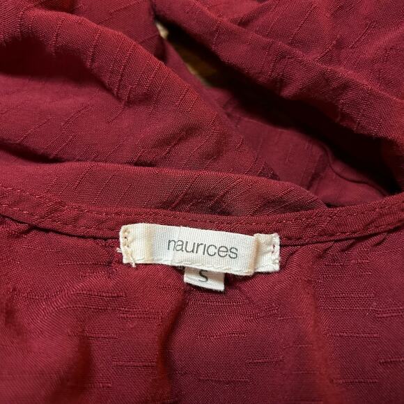 Maurices Crochet Wrap Top Size Small V-Neck Boho Fairy Cottage Peasant Casual - Picture 3 of 7